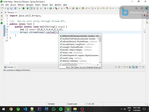 Java 8 Stream API Tutorial | Sort Array Using Streams with Examples