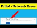 Gambar cover Solve Google Chrome - Failed - Network Error - Download Failed Error - Download Error Fixed