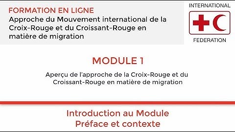 M1.1 Introduction au module : préface et contexte