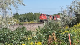 CN 105 With EX BCOL 4641 And A SD60!! At 14th Avenue