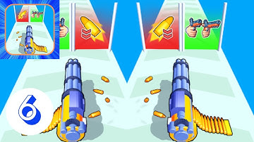 Gun Craft Run: Weapon Fire All Levels Gameplay Part 6 - Android, iOS