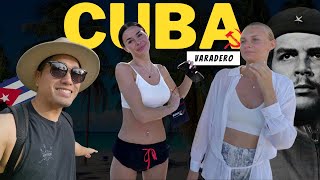 🇨🇺 Chen Lấn Nhận Xúc Xích Cùng Hai Siêu Mẫu Nga ở Biển Varadero, Cuba