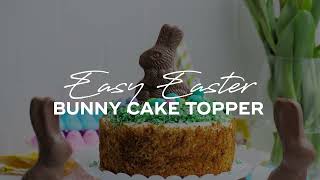 Easy Easter Bunny Cake Topper (cute last-minute dessert idea for #Easter) Profile