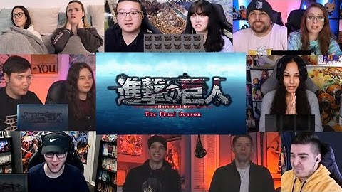 進撃の巨人 オープニング7 リアクションマッシュアップ