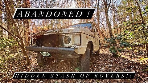 We Visit An Abandoned Collection of Classic Range Rovers!! (Classics/Discos/Series/2-Door!)