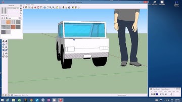 Using Sketchup 8 to Draw a Mini Car Part 5