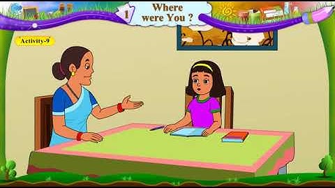 STD 6 SEM 1  ENGLISH Unit 1 Activity 9