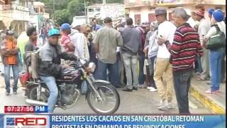 Residentes de Los Cacaos en San Cristóbal retoman protestas en demanda de reivindicaciones