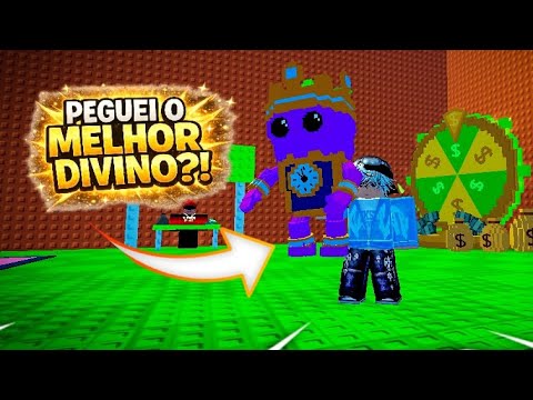 Peguei o melhor Divino na atualização do Fuja do Tsunami para Brainrot! 😱🔥