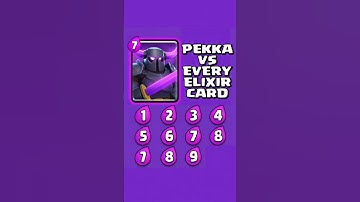 DEFENDING EVO PEKKA with every Elixir #clashroyale #short #pekka