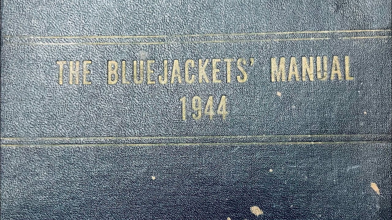 US Navy manual from 1944- old book find