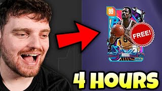 HOW TO GET INCREDIBLE FREE DARK MATTER BILL RUSSELL IN 4 HOURS!! NBA 2K24 MyTEAM!!