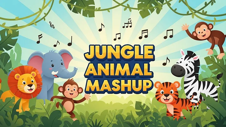 Jungle Animal Song Mashup (10 Minutes) | Buzzy Tune’s Time | Wild Animal Songs for Kids