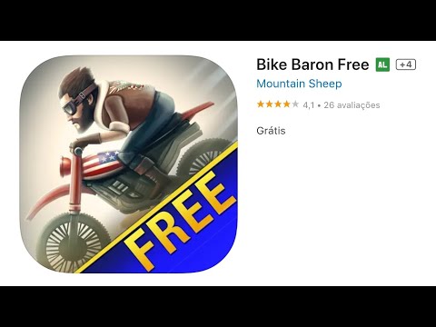 Bike Baron Free (2011) by Mountain Sheep - iPhone 4 Gameplay