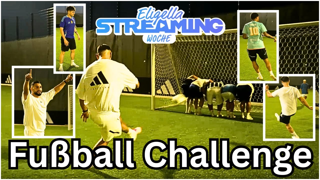 VERRÜCKTE FUßBALL CHALLENGE mit PROFIBOXER AGIT KABAYEL 🔥🥊⚽