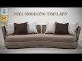 Sofa Modeling 3 Timelapse - Modern Style for Interior🔥🔥