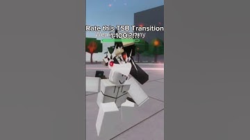 Is this the Best Transition in TSB ! #funny #roblox #edit #tsb #transition