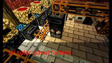 Solar panel factory [tekkit]