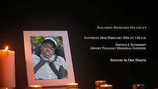 In Loving Memory of Rikardo Headley - Obituary