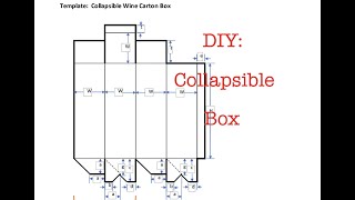 How to Make Collapsible Reusable Carton Box by For Beginners and Beyond 2,558 views 2 years ago 15 minutes