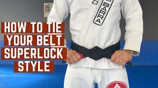 Brazilian Jiu-Jitsu: How to tie your belt superlock style