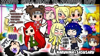 👒NARUTO'S GIRLS + KUSHINA REACT TO NARUTO BOYS AND FUTURE||(THANK YOU FOR 50K🎉🎉)||GCRV|||CANON SHIPS