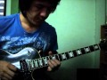 Improvised blues guitar solo