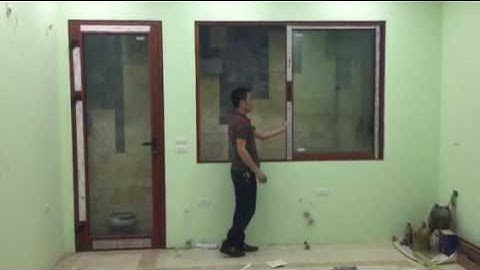 Cửa Đi Mở Quay 1 Cánh Nhôm Xingfa Vân Gỗ - 0985.213.785