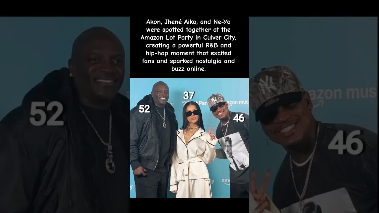 R&B Legends Akon, Jhené Aiko & Ne-Yo Turn Heads at Amazon Lot Party 