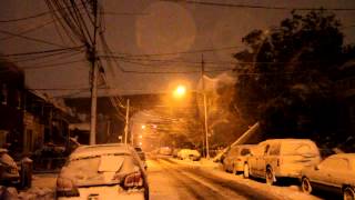 NYC:Snowfall in Queens