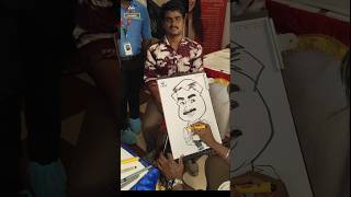 Live caricature event | artist surendar | book your events now #caricature #shorts