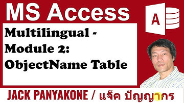 Multilingual Module 2 - ObjectName table and the CRUD