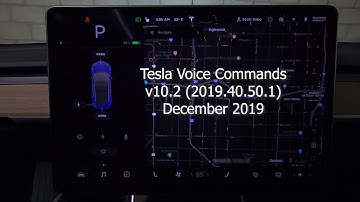All the New Tesla Voice Commands - 2019.40.50.1