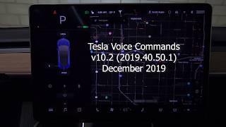 Demonstration of new voice commands released with version 10.2
(2019.40.50.1) ordering a tesla? get 1000 miles or 1600 km free
supercharging: https://ts.l...