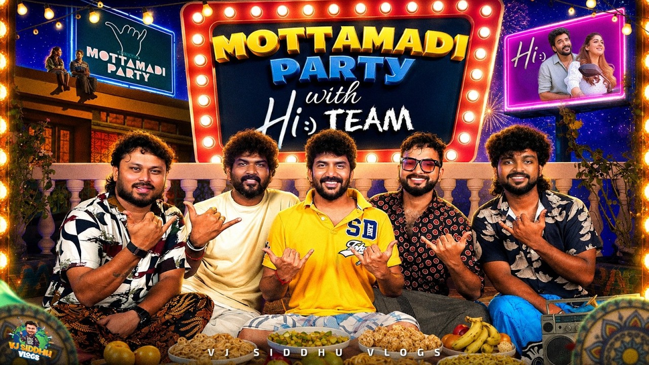 இவங்க 3 பேரும் Normal People கிடையாது😨 | Mottamadi Party | VJ Siddhu Vlogs