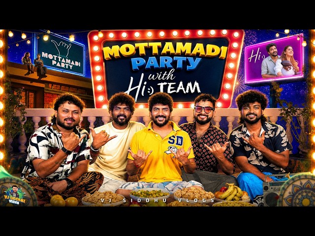 இவங்க 3 பேரும் Normal People கிடையாது😨 | Mottamadi Party | VJ Siddhu Vlogs
