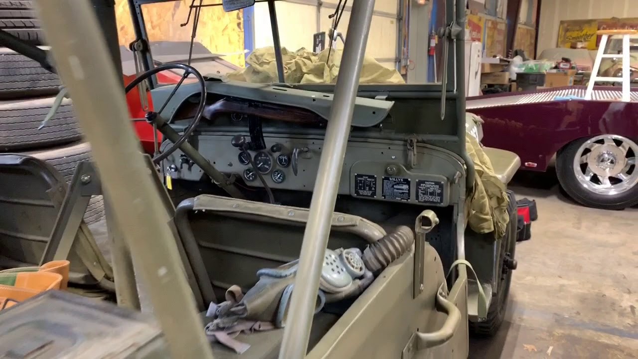 1946 Willys Jeep With Machine Gun🔫