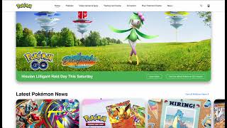 Pokémon - Website Redesign Walkthrough