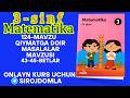 3 sinf onlayn kursi | 124-dars Qiymatga doir masalalar yechish | 43-45-betlar