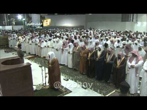 تراويح ليلة 14 رمضان 1436 الشريم و الدوسري المسجد الحرام 