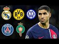 Achraf Hakimi | First & Last Goal For Every Team