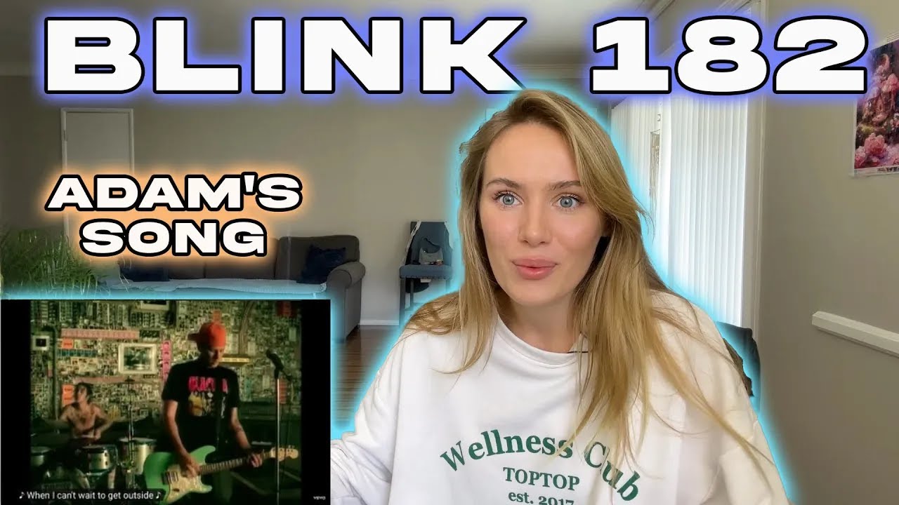 Blink 182-Adams Song!!  Russian Girl First Time Hearing!!