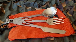 TOAKS Titanium 3-Pieces Cutlery Set