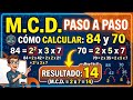 Cómo calcular el Máximo Común Divisor (M.C.D.) | Paso a Paso