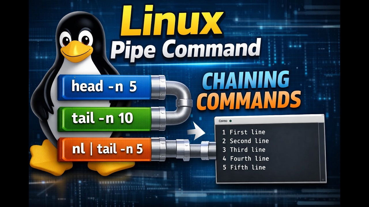How to use Linux pipe command - YouTube