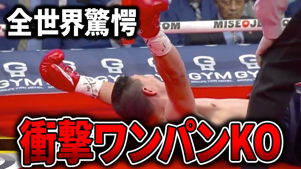 世界が震撼した衝撃のワンパンKO集
