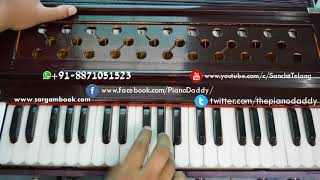 Dil Diyan Gallan (Tiger Zinda Hai) Harmonium Lesson ~ Sargam Book