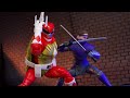 Lightning Collection TMNT X Power Rangers Morphed Raphael & Foot Solider Tommy Review