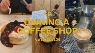 OWNING A CAFE | Behind the scenes, trying to expand, bathroom remodel, busy shifts, 15-hr days ☕️