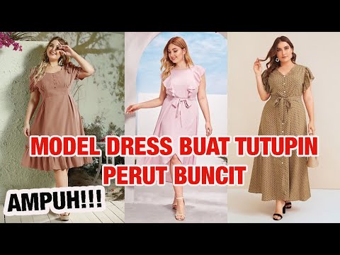 5 MODEL DRESS YANG AMPUH TUTUPI PERUT BUNCIT DALAM SEKEJAP. Wajib Coba!!!